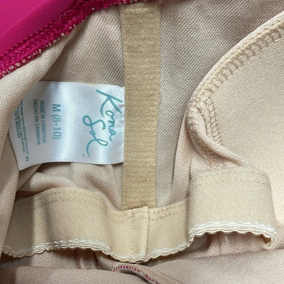 NWOT Kona Sol Ruffle One Shoulder Full Coverage One Piece Swimsuit M (8-10) - Picture 15 of 16